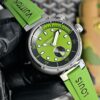 LOUIS VUITTON watch automatic mechanical movement rubber strap 44mm men's watch 100m waterproof