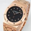 Audemars Piguet Royal Oak series with quartz movement, 50-meter water resistance, and onyx