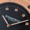 Audemars Piguet Royal Oak series with quartz movement, 50-meter water resistance, and onyx