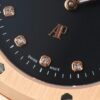 Audemars Piguet Royal Oak series with quartz movement, 50-meter water resistance, and onyx
