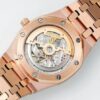 Audemars Piguet Royal Oak series with quartz movement, 50-meter water resistance, and onyx