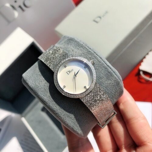 sy_no_3D6112CB785C530C944C961421EC8F0D_0 DIOR watch quartz movement stainless steel strap 25mm women's watch 50m waterproof