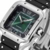 Cartier Shandushi series automatic mechanical movement men's watch Swiss watch green dial stainless steel strap