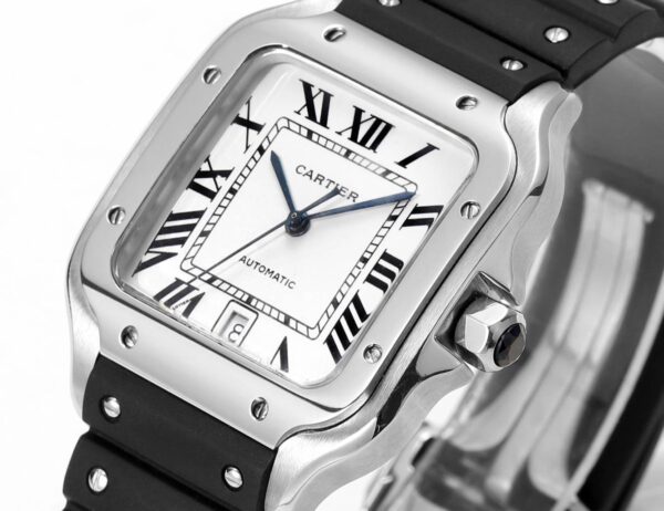 Cartier Shandushi series automatic mechanical movement men's watch Swiss watch green dial stainless steel strap