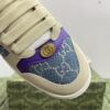 sy_no_3DDCD57D627B1A2C849318E75C266FBF_4 Gucci MAC8 GG Supreme Canvas Sneaker with Blue/Orange Web Stripe and Purple Accents
