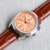BREITLING Centennial Lingpuya Series Manual Mechanical Movement Green Dial Stainless Steel Case Crocodile Leather Strap
