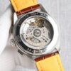 BREITLING Centennial Lingpuya Series Manual Mechanical Movement Green Dial Stainless Steel Case Crocodile Leather Strap
