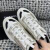 Chanel Silver Multi-Material Platform Trainer Silver-Multi-Sneaker
