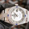 sy_no_3F4999F40887FD5A023A2119733BB88E_1 ROLEX Rolex with diamond ring, calendar type automatic mechanical movement, Roman numerals, 100m waterproof women's watch, Swiss watch