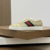 Gucci Light Khaki GG Monogram Beige-Toe Web Low-Top Sneaker