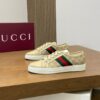 Gucci Light Khaki GG Monogram Beige-Toe Web Low-Top Sneaker