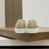 Gucci Light Khaki GG Monogram Beige-Toe Web Low-Top Sneaker