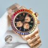 sy_no_3F7D6F93CC8360B23B72EDFEF6FE9F54_1 ROLEX Rolex diamond studded ring universe calculator Daytona series automatic mechanical movement black dial