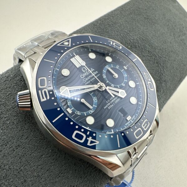 sy_no_3FA6AF6B9CA5A34D25C07F730BFD60BB_5 OMEGA Seamaster 300M Diver's Watch Automatic Mechanical Movement Date Display 300M Waterproof Men's Watch Swiss Made 44mm Blue Dial Stainless Steel Case