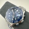 sy_no_3FA6AF6B9CA5A34D25C07F730BFD60BB_6 OMEGA Seamaster 300M Diver's Watch Automatic Mechanical Movement Date Display 300M Waterproof Men's Watch Swiss Made 44mm Blue Dial Stainless Steel Case