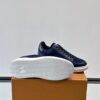 sy_no_403DC5446171BE40DA5D0631DBEA5D69_8 Louis Vuitton Navy Suede Monogram Thick-Sole Low-Top Sneaker