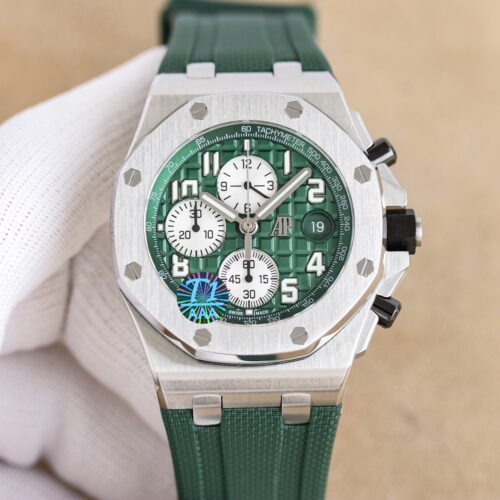 AUDEMARS PIGUET Audemars Piguet Royal Oak Offshore Series Automatic Mechanical Movement Men's Watch Swiss Watch 42mm Green Dial Titanium Case