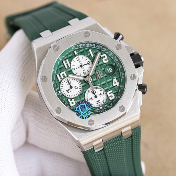 sy_no_406512C0C5EF31091C89A26CE4012765_1 AUDEMARS PIGUET Audemars Piguet Royal Oak Offshore Series Automatic Mechanical Movement Men's Watch Swiss Watch 42mm Green Dial Titanium Case
