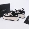 sy_no_40ABE3BE253E5225C39BF2D1AABF0D59_1 Chanel Textile & Suede Platform Sneaker Black-Off-White