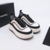 sy_no_40ABE3BE253E5225C39BF2D1AABF0D59_5 Chanel Textile & Suede Platform Sneaker Black-Off-White