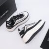 sy_no_40ABE3BE253E5225C39BF2D1AABF0D59_7 Chanel Textile & Suede Platform Sneaker Black-Off-White