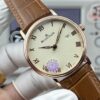 sy_no_416D82687DCE5572A6EBF42BCA888118_1 BLANCPEIN Classic Series VILLERET Automatic Mechanical Movement, 30 meters waterproof date display, men's watch, Swiss watch, 38mm ivory white dial