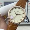 sy_no_416D82687DCE5572A6EBF42BCA888118_2 BLANCPEIN Classic Series VILLERET Automatic Mechanical Movement, 30 meters waterproof date display, men's watch, Swiss watch, 38mm ivory white dial
