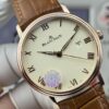 sy_no_416D82687DCE5572A6EBF42BCA888118_3 BLANCPEIN Classic Series VILLERET Automatic Mechanical Movement, 30 meters waterproof date display, men's watch, Swiss watch, 38mm ivory white dial