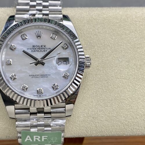 sy_no_41BDF12E60BC67774117D74A99B19408_0 Rolex Dog Tooth Ring Log Series Automatic Mechanical Movement Date Display Diamond hour markers Beimu color dial Stainless Steel Strap