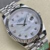 Rolex Dog Tooth Ring Log Series Automatic Mechanical Movement Date Display Diamond hour markers Beimu color dial Stainless Steel Strap