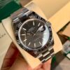 sy_no_42B65B34340BC861847F9FA091107E0C_0 Rolex Dog Tooth Ring Diary Series Automatic Mechanical Movement Grey Dial Oyster Steel Strap