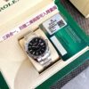 sy_no_42B65B34340BC861847F9FA091107E0C_2 Rolex Dog Tooth Ring Diary Series Automatic Mechanical Movement Grey Dial Oyster Steel Strap
