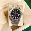 sy_no_42B65B34340BC861847F9FA091107E0C_3 Rolex Dog Tooth Ring Diary Series Automatic Mechanical Movement Grey Dial Oyster Steel Strap