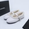 sy_no_4302D42A03D18C9A51718F1493D888D3_0 Chanel Fur-Trim Mary Jane Pure-White