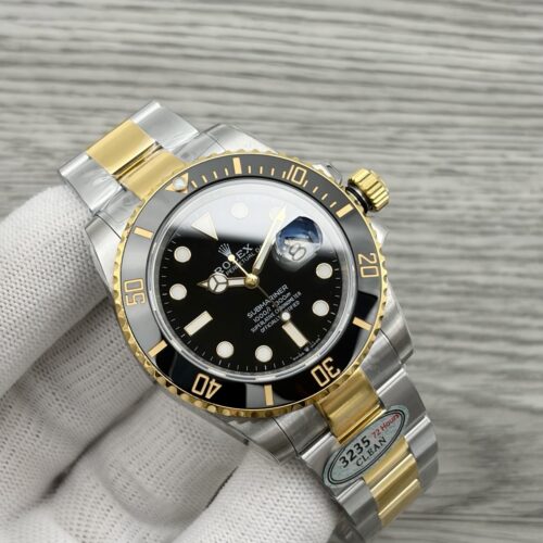 ROLEX Rolex Submariner Mechanical Movement with Gold Black Water Ghost Anti Magnetic Men's Watch Swiss Watch 40mm White Dial