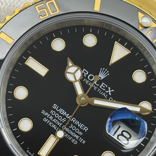 ROLEX Rolex Submariner Mechanical Movement with Gold Black Water Ghost Anti Magnetic Men's Watch Swiss Watch 40mm White Dial
