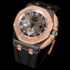 sy_no_44895E884BE27CFC777BE9F567F9AB5F_1 AUDEMARS PIGUET Royal Oak Offshore Series Automatic Mechanical Movement Black Dial 18K Rose Gold Case Rubber Strap