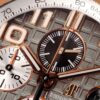 sy_no_44895E884BE27CFC777BE9F567F9AB5F_4 AUDEMARS PIGUET Royal Oak Offshore Series Automatic Mechanical Movement Black Dial 18K Rose Gold Case Rubber Strap