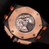 sy_no_44895E884BE27CFC777BE9F567F9AB5F_7 AUDEMARS PIGUET Royal Oak Offshore Series Automatic Mechanical Movement Black Dial 18K Rose Gold Case Rubber Strap