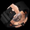 sy_no_44895E884BE27CFC777BE9F567F9AB5F_8 AUDEMARS PIGUET Royal Oak Offshore Series Automatic Mechanical Movement Black Dial 18K Rose Gold Case Rubber Strap