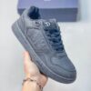 Dior All Black Embossed Leather Low Sneaker
