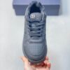 Dior All Black Embossed Leather Low Sneaker