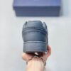 Dior All Black Embossed Leather Low Sneaker