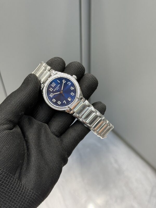 sy_no_449E939265A945D8162F117E08757365_1 Patek Philippe Twenty-4 Blue Dial 36mm Mechanical Women's Watch 7300/1200R-001