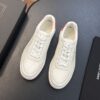 sy_no_454A949E210C73C71DA596BF69C5CD09_2 Saint Laurent White Leather Red Heel Low-Top Sneaker