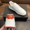 sy_no_454A949E210C73C71DA596BF69C5CD09_7 Saint Laurent White Leather Red Heel Low-Top Sneaker