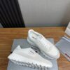 sy_no_457FF2E8CA4F234A8B06F0B6426FA825_5 Prada White Mesh Suede-Spliced Triangle Logo Low-Top Sneaker