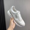 sy_no_457FF2E8CA4F234A8B06F0B6426FA825_7 Prada White Mesh Suede-Spliced Triangle Logo Low-Top Sneaker