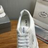 sy_no_457FF2E8CA4F234A8B06F0B6426FA825_9 Prada White Mesh Suede-Spliced Triangle Logo Low-Top Sneaker