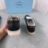 sy_no_45E3DCAE2167EC451841E6FA4E92B944_7 Prada Black Saffiano Leather Triangle Logo Low-Top Sneaker